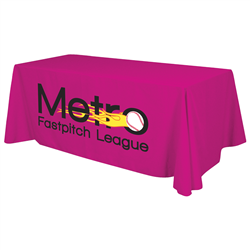 8′ Economy Table Throw (Full-Color Thermal Imprint)