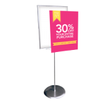 Pedestal Sign Display Double-Sided Replacement Graphic