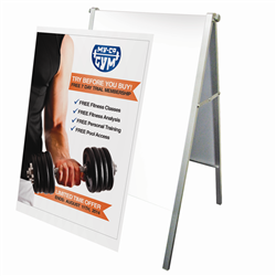Fold-Away Poster Display Replacement Graphic
