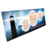 8′ Horizontal A-Frame Display Replacement Banner